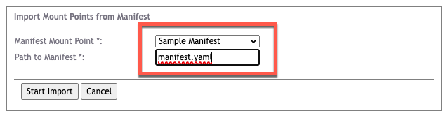 Manifest Import 5